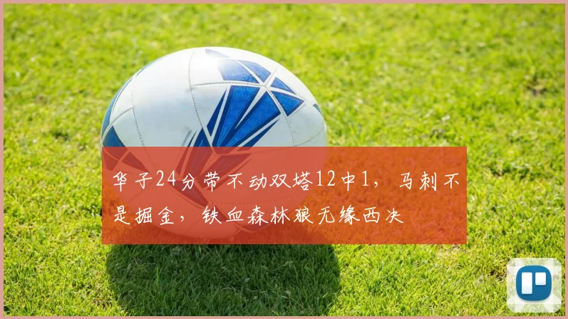 华子24分带不动双塔12中1，马刺不是掘金，铁血森林狼无缘西决